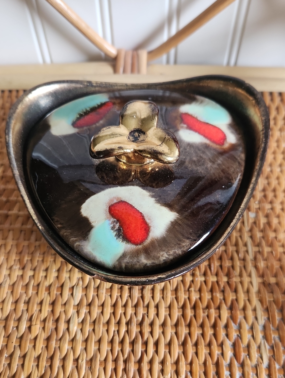 MCM Heart Shapwd Covered Dish